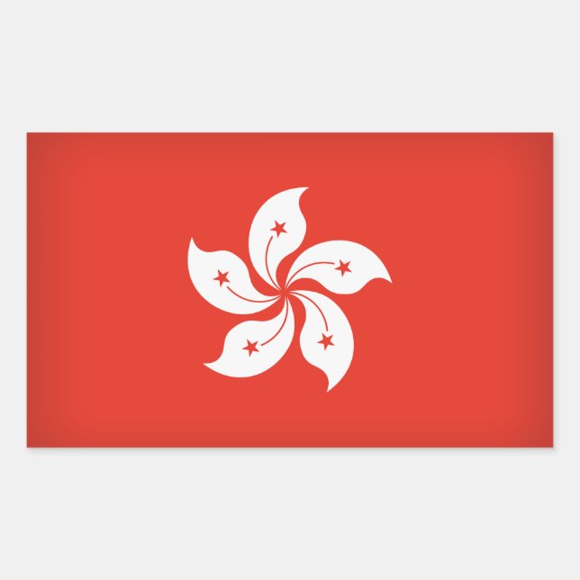 Adesivo Retangular Hong Kong (Frente)