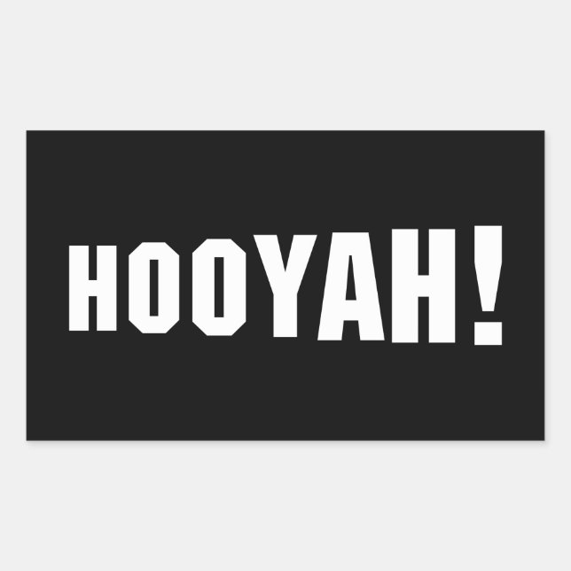 ADESIVO RETANGULAR HOOYAH! (Frente)