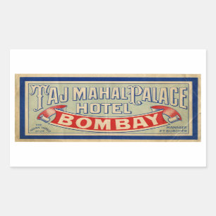 Adesivo Retangular Hotel de Taj Mahal