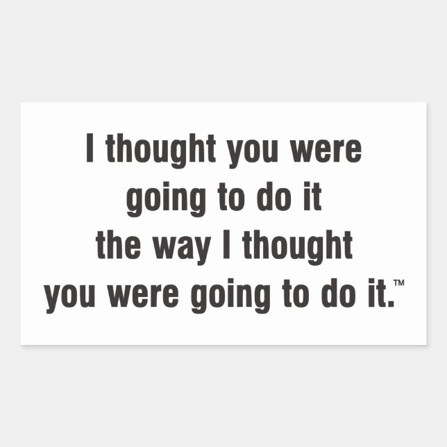 Adesivo Retangular Humor Stickers (Frente)