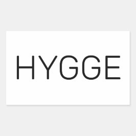 Adesivo Retangular Hygge Black