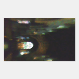 Adesivo Retangular Igreja Escura