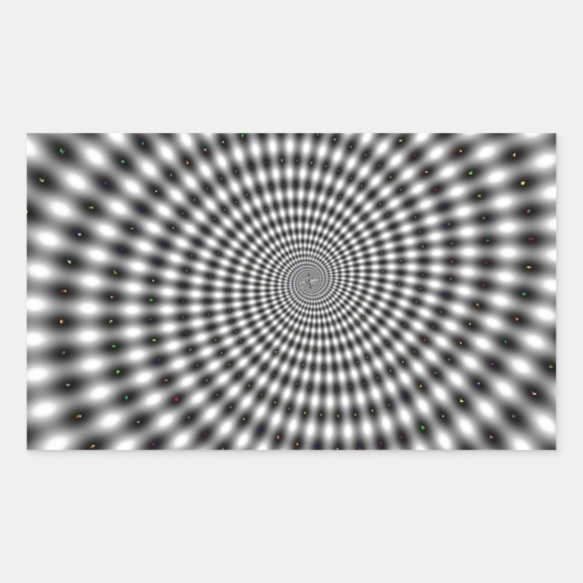 Adesivo Retangular Ilusões Ópticas (Frente)