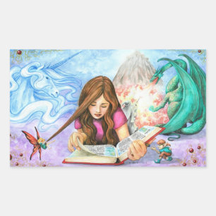 Adesivo Retangular Imaginação