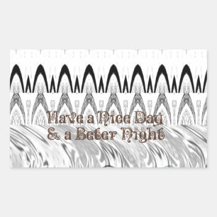 Adesivo Retangular Impressão de Arte de Presente de Chá de Noiva