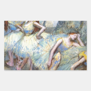 Adesivo Retangular Impressionista do Balé Degas