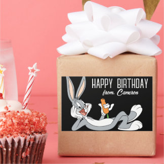 Adesivo Retangular INSETOS BUNNY™ Saindo | Feliz Aniversário