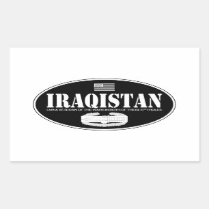 Adesivo Retangular Iraqistan CAB