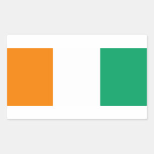 Adesivo Retangular Irish Flag Sticker