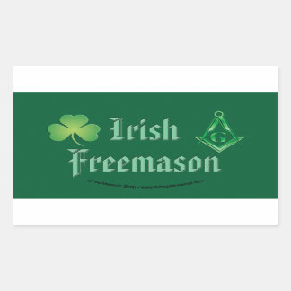 Adesivo Retangular Irish Mason Sticker
