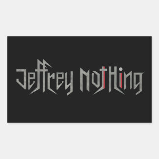 Adesivo Retangular J-No Sticker