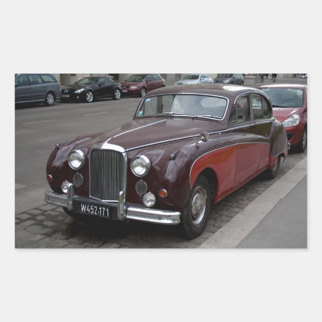 Adesivo Retangular Jaguar Mark IX (Frente)