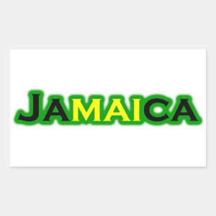 Adesivo Retangular Jamaica (texto)
