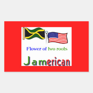 Adesivo Retangular jamerican