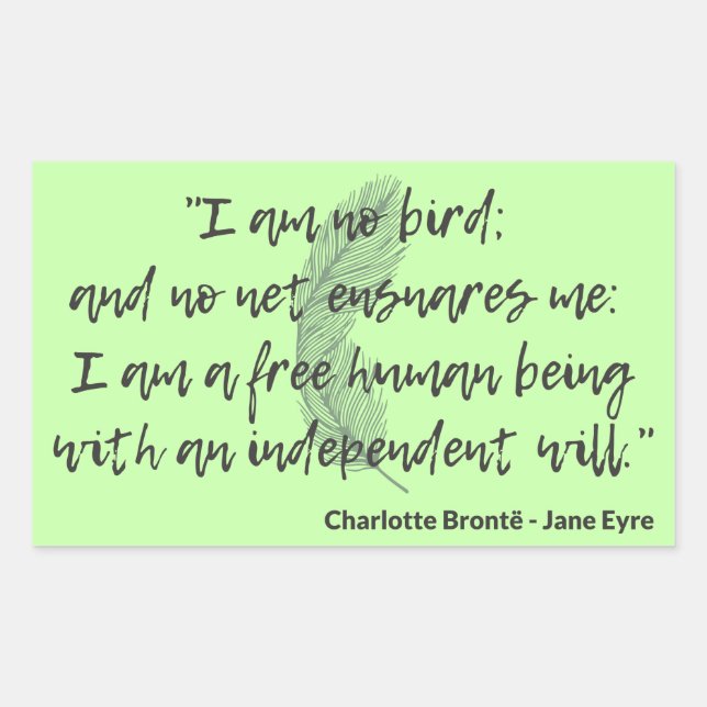 Adesivo Retangular Jane Eyre Cote II (Frente)