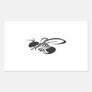 ADESIVO RETANGULAR JAQUETA AMARELA TRIBAL