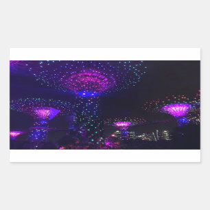 Adesivo Retangular Jardins de Cingapura pela Baía nº 4