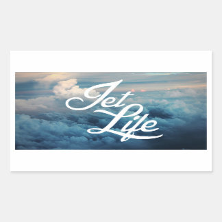 Adesivo Retangular Jet Life