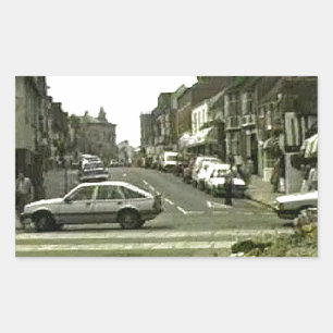 Adesivo Retangular jGibney 1986 da rua de Stratford-em cima-Avon