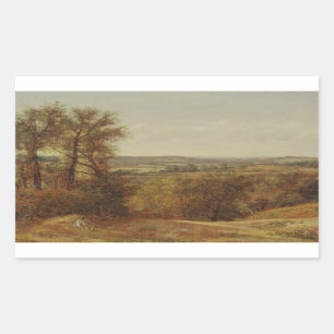 Adesivo Retangular John Constable - Dedham Vale