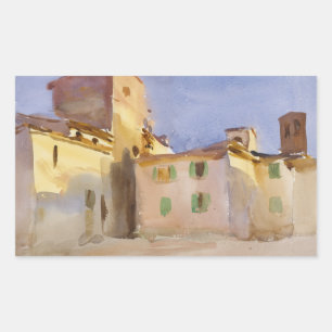 Adesivo Retangular John Singer Sargent - Borgo San Lorenzo