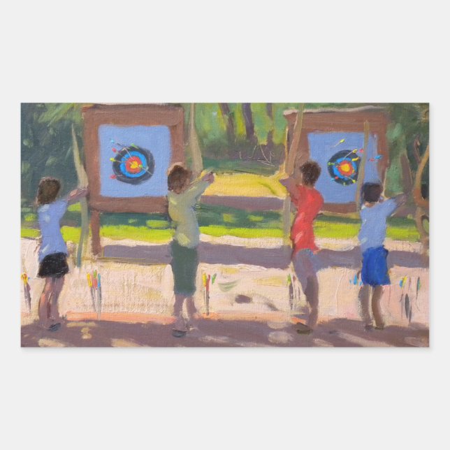 Adesivo Retangular Jovens Arqueiros 2012 (Frente)