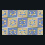 Adesivo Retangular Judaica Star De David Metal Dourado Azul<br><div class="desc">Você está vendo a coleção de Design Lee Hiller. Roupa,  Ofertas e Coleções Lee Hiller Fotografia ou Coleção de Arte Digital. Você pode ver sua fotografia da Nature em http://HikeOurPlanet.com/ e seguir seu blog de caminhada no Hot Primavera National Park.</div>