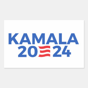 Adesivo Retangular Kamala 2024