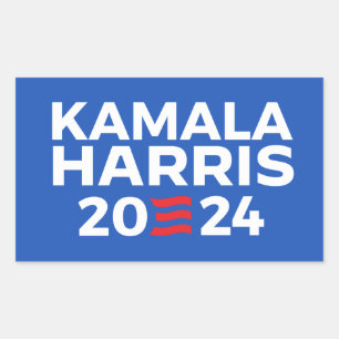 Adesivo Retangular Kamala Harris 2024
