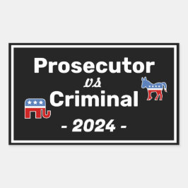 Adesivo Retangular Kamala Harris Procurador VS Criminal