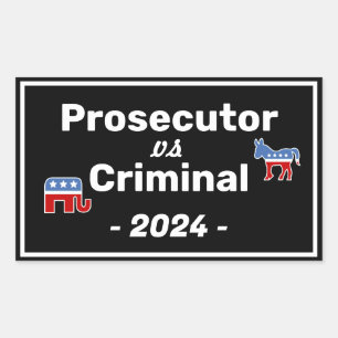 Adesivo Retangular Kamala Harris Procurador VS Criminal