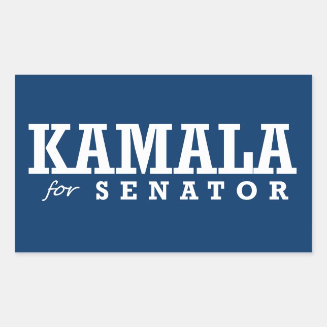 ADESIVO RETANGULAR KAMALA PARA SENADOR (Frente)