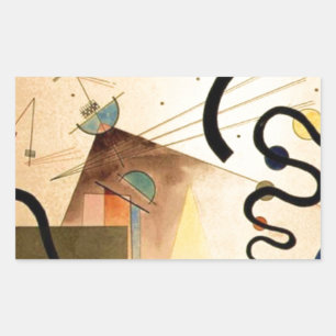 Adesivo Retangular Kandinsky Abstrato