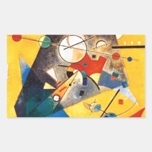 Adesivo Retangular Kandinsky Quiet Harmony Abstrato Art