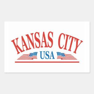 Adesivo Retangular Kansas City Missouri