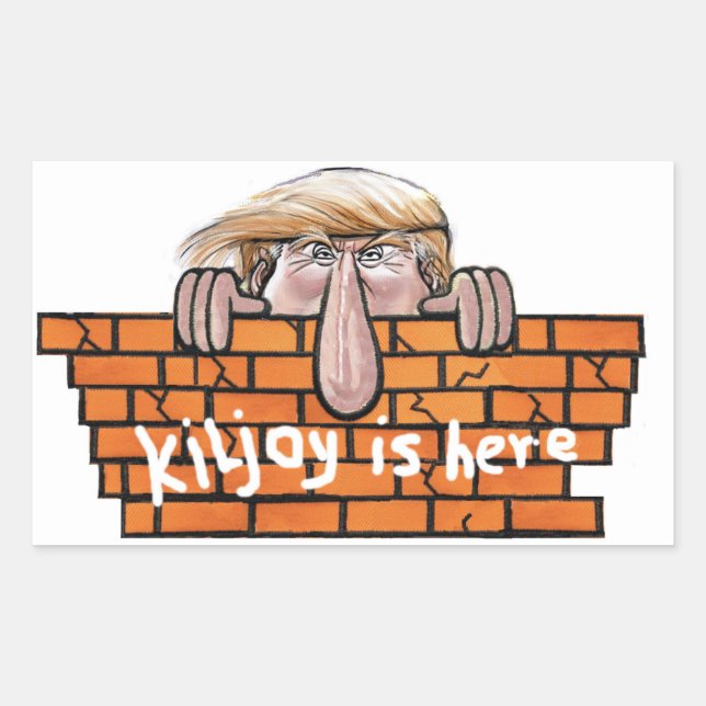 Adesivo Retangular Kiljoy está aqui (Frente)