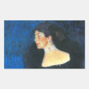 Adesivo Retangular Klimt Retrato da Rosa von Rosthorn-Friedmann
