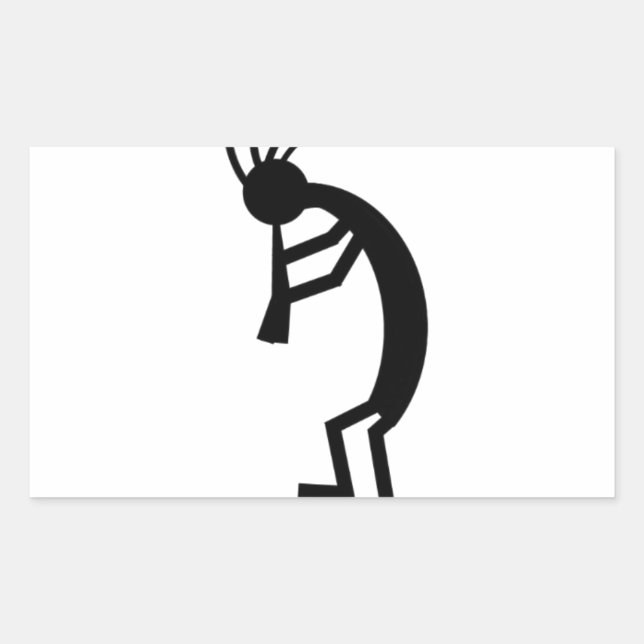 Adesivo Retangular Kokopelli (Frente)