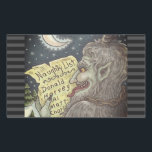 ADESIVO RETANGULAR KRAMPUS NAUGHTHT CHILDREN LIST CHRISTMAS STICKERS<br><div class="desc">QUEM ESTÁ NA SUA LISTA ESTE ANO? Folha,  Retângulo,  Filtro de Cor,  Borda de Cinza Negra/Negra ...  Procure Itens Correspondentes Susan Brack Design</div>