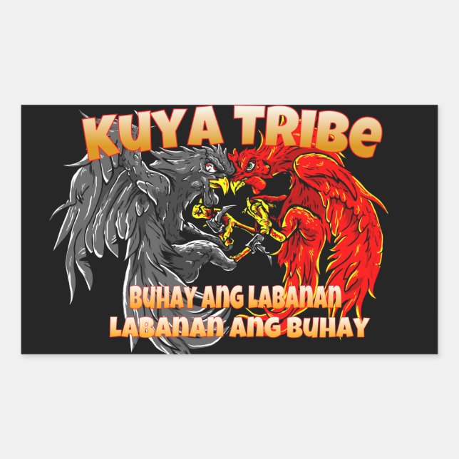 Adesivo Retangular Kuya Tribe Glossy Sticker (Frente)