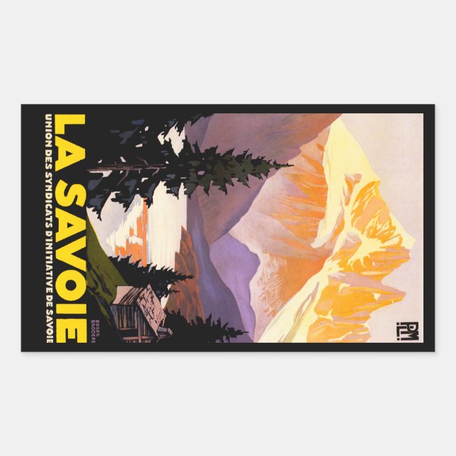 Adesivo Retangular La Savoie (Frente)