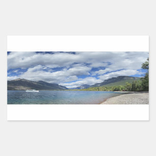 Adesivo Retangular Lago McDonald - Parque Nacional Glacier