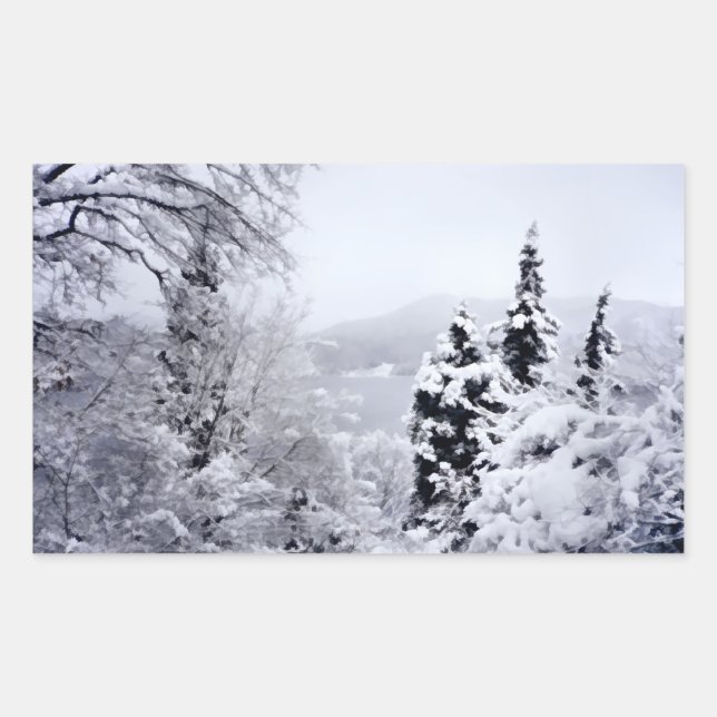 Adesivo Retangular Lago Nojiri Stickers (Frente)