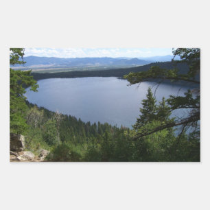Adesivo Retangular Lago Phelps I no Parque Nacional Grand Teton