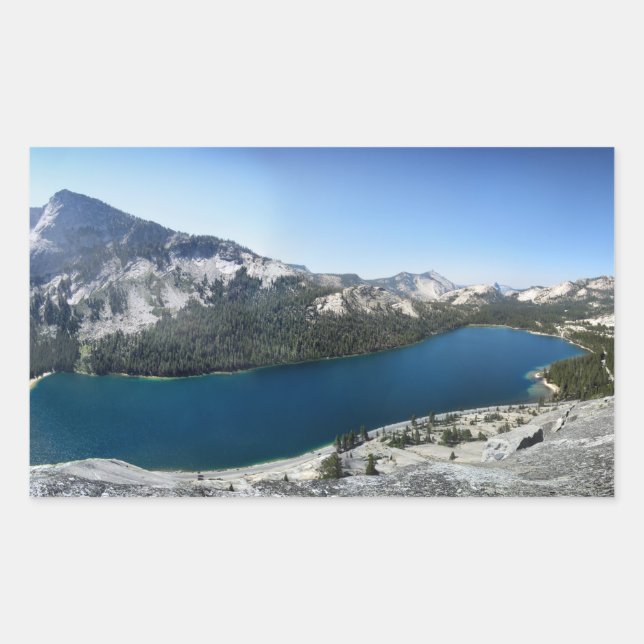 Adesivo Retangular Lago Tenaya de Polly Dome - Yosemite (Frente)