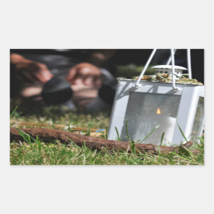 Adesivo Retangular Lanterna de luz