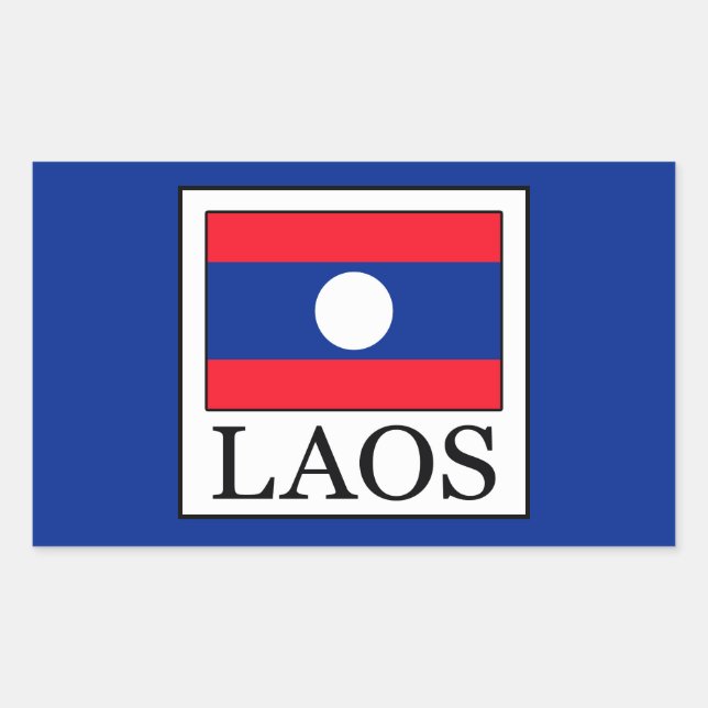 Adesivo Retangular Laos (Frente)