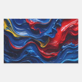 Adesivo Retangular Layers Upon Layers Of Paint