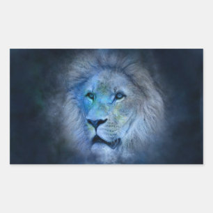 Adesivo Retangular leão