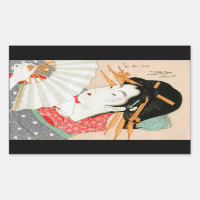 Legal geisha de madeira japonesa com arte de fã